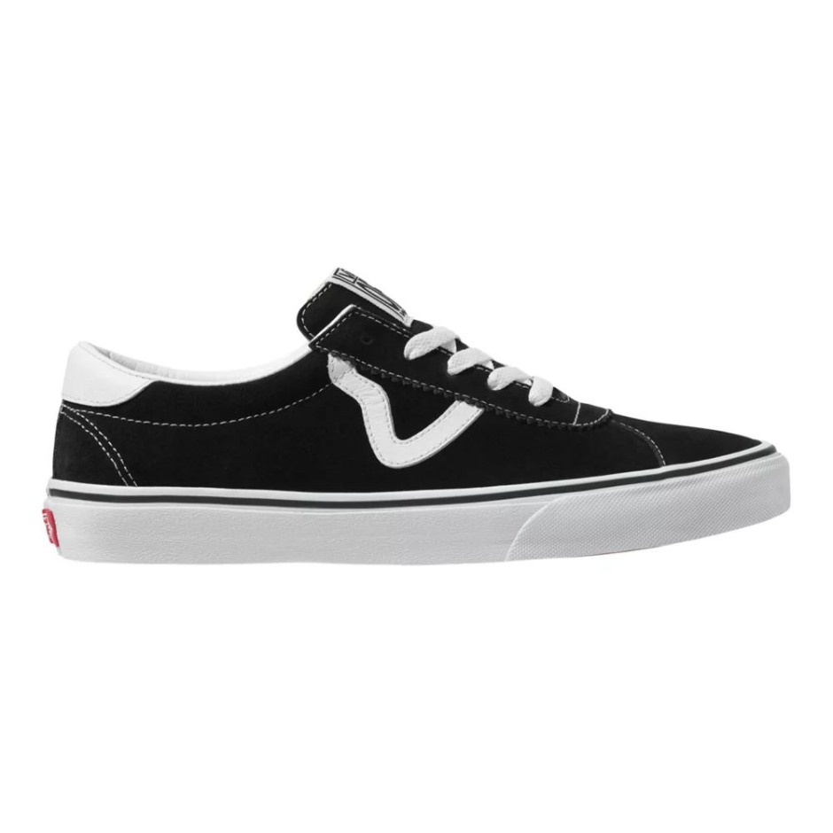 Vans Nelli סקייט זמש ספורט נשים שחור ולבן