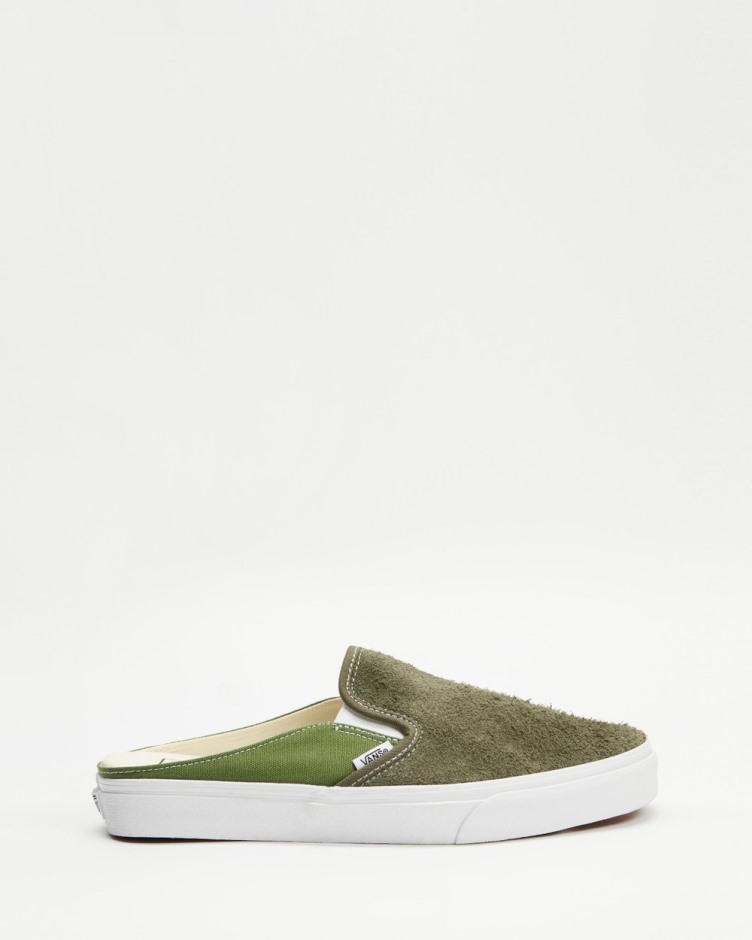 Vans Classic Slip-on Mules - עלה גפן שעיר זמש שעיר לשני המינים