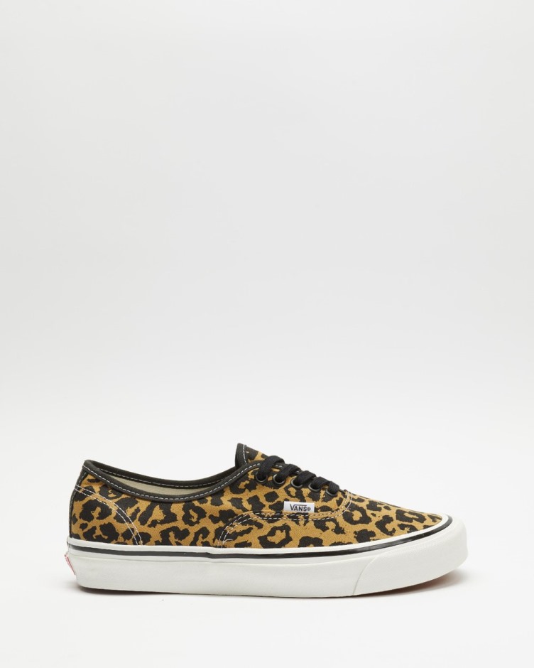 Vans Anaheim אותנטי 44 Dx - נמר שחור-שיזוף לשני המינים