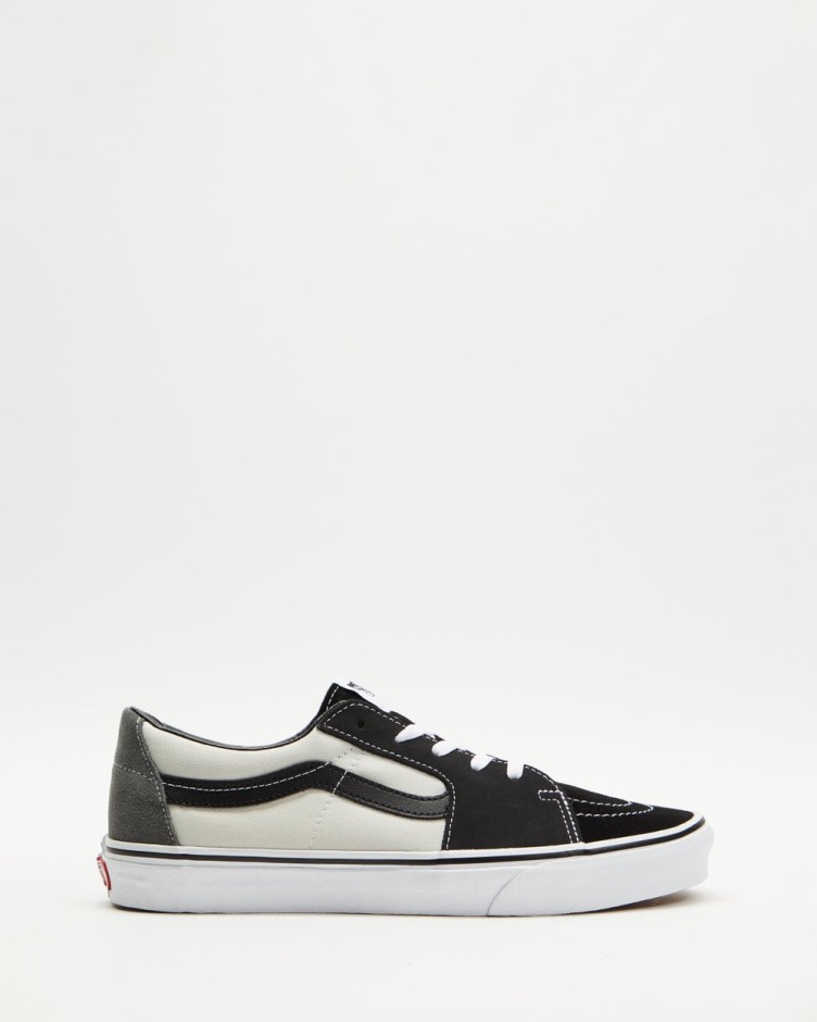 Vans Sk8-low Color Block - יוניסקס טפטוף לבן אמיתי