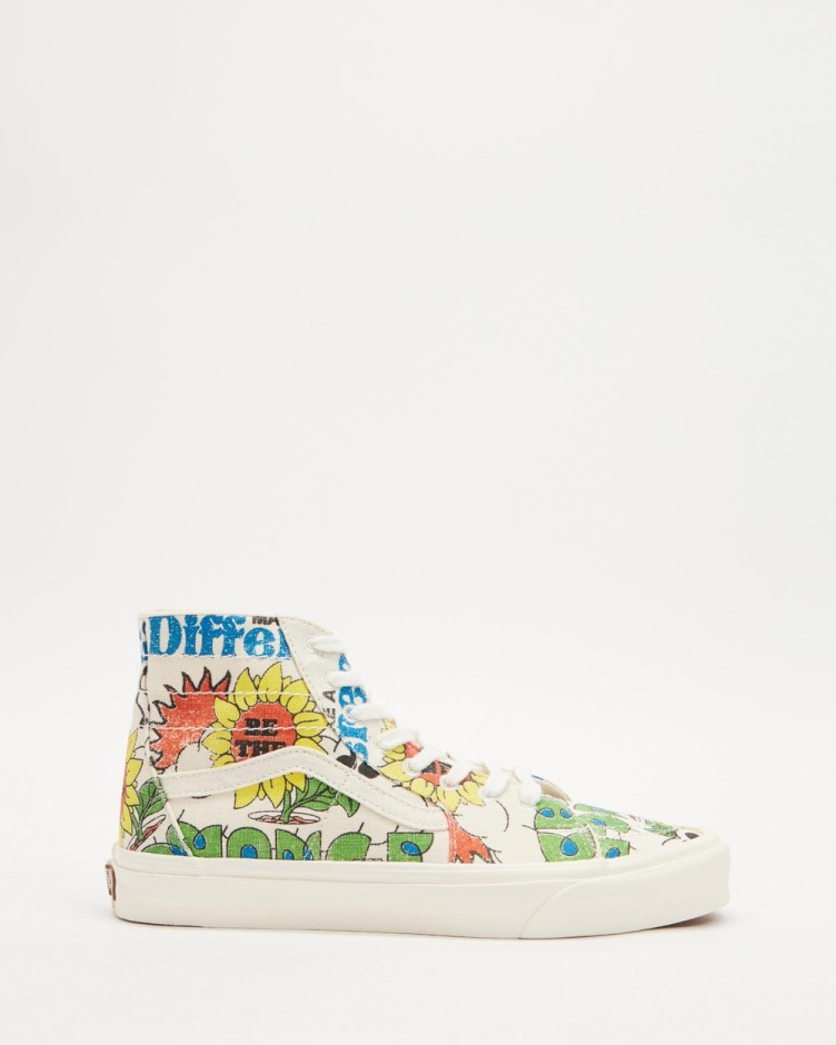 Vans Sk8-hi תיאוריית אקולוגית מחודדת - חד-מינית אקולוגית חיובית-טבעית