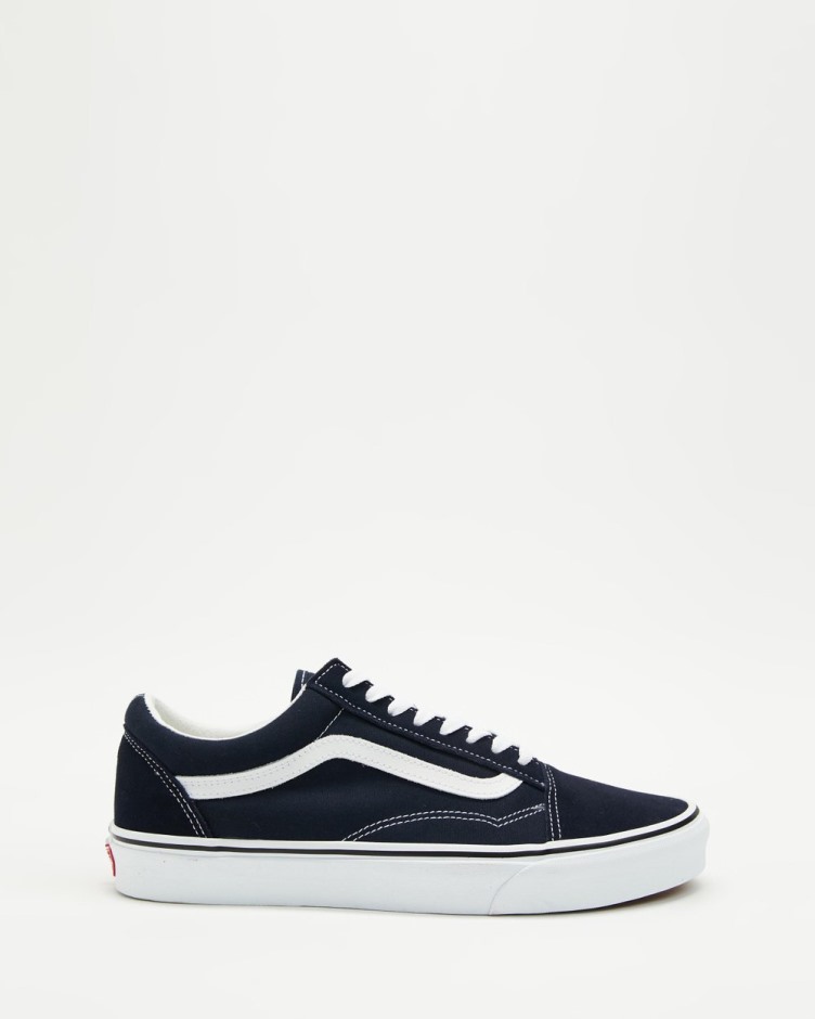 Vans Old School - יוניסקס פריזאי לילה אמיתי לבן