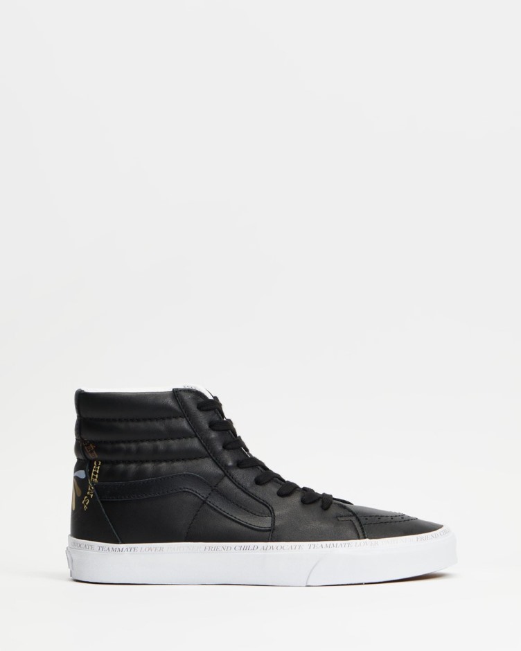 Vans Sk8 Hi Divine - יוניסקס שחור ולבן אמיתי