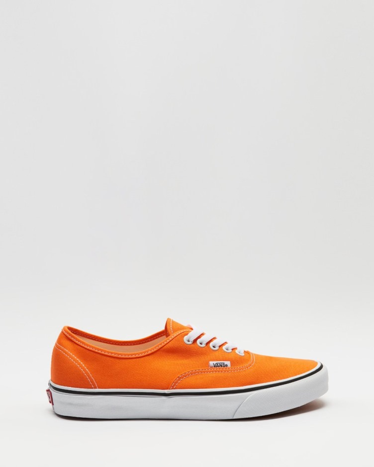 Vans Anaheim אותנטי 44 Dx - יוניסקס כתום נמר-לבן אמיתי