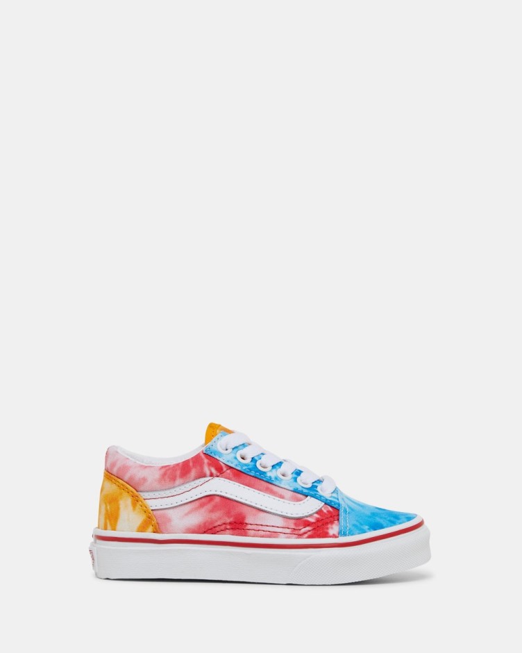 טנדרים Old School Tie Dye Multi