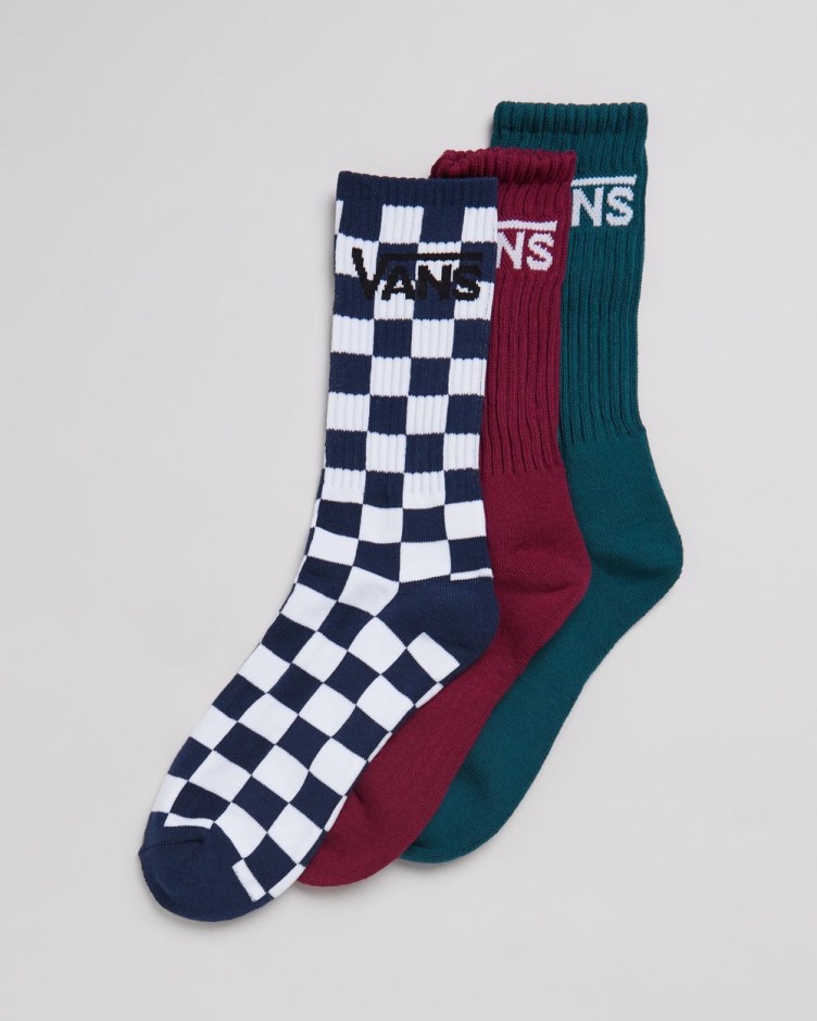 Vans Classic Crew גרביים עם 3 חבילות בצבע צהבהב עמוק