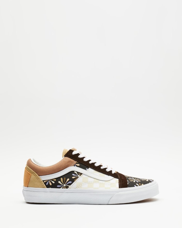 Vans Divine Energy Old Skool טלאים - יוניסקס מולטי אמיתי לבן