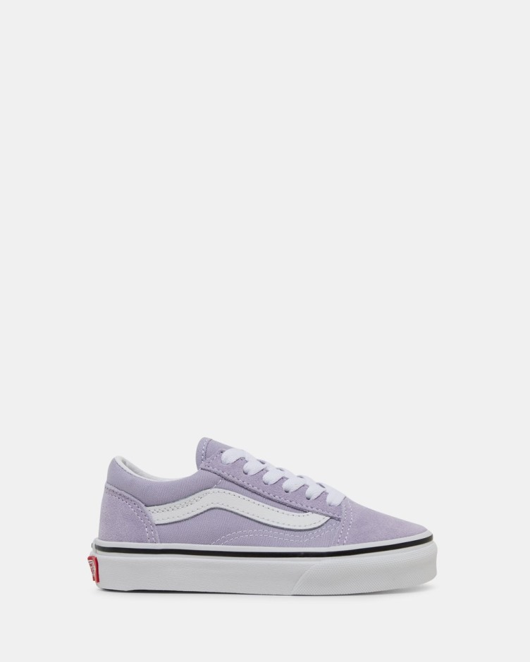 Vans Old School זמש נוער לבן לבנדר