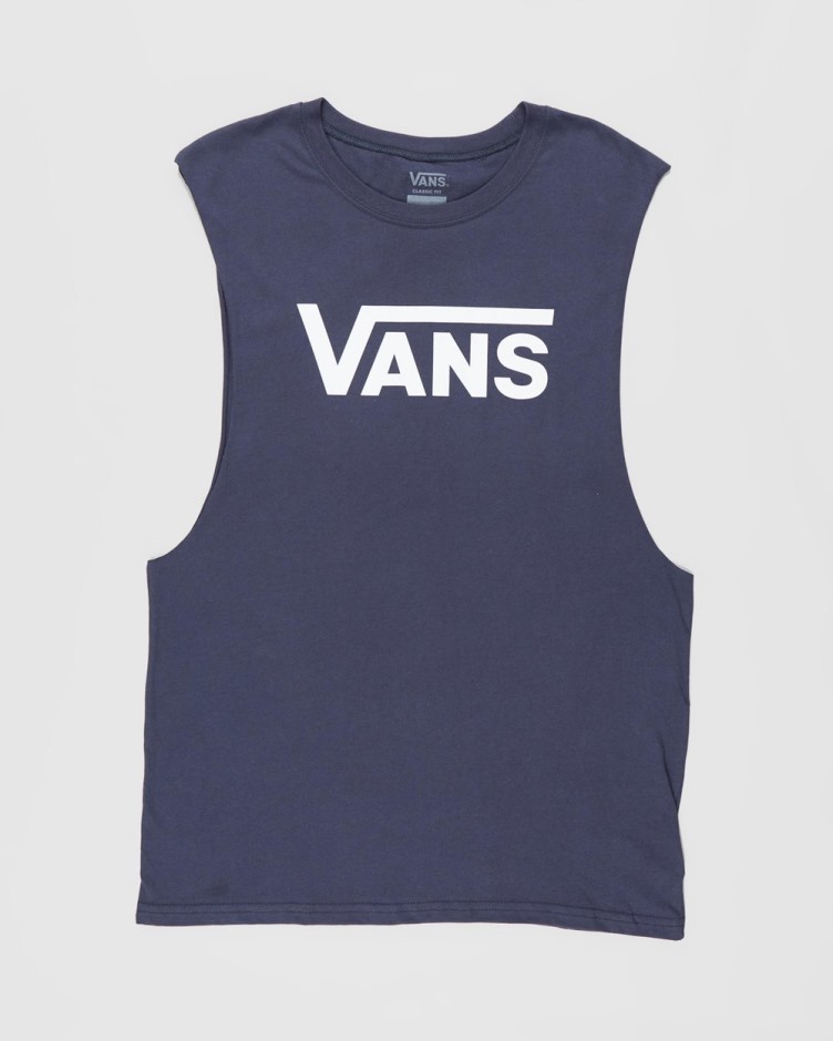טנקים קלאסיים Vert Muscle Tank Navy