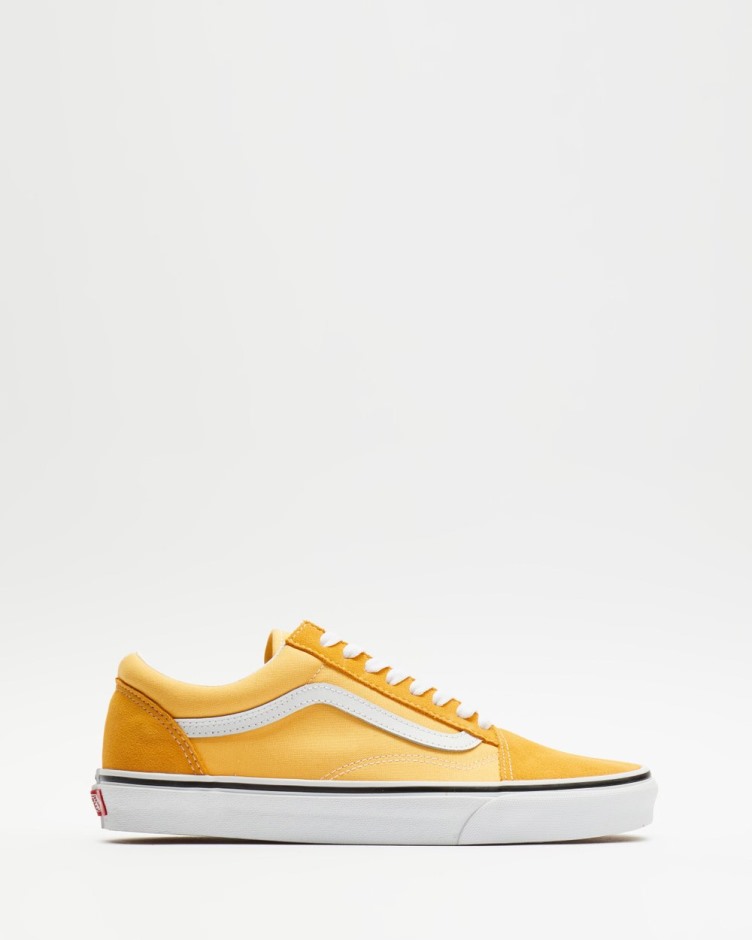 Vans Old School - יוניסקס פשתן לבן אמיתי
